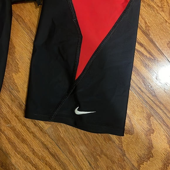 Nike Red Black Swim Jammers - Picture 2 of 7